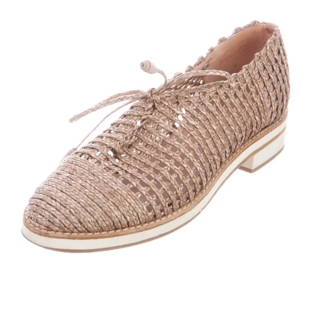 Stewart Weitzman Raffia Woven Loafer